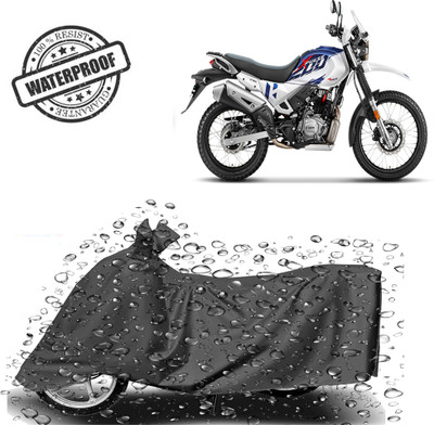 ROYAL AUTO MART Waterproof Two Wheeler Cover for Hero(Xpulse 200T, Grey)