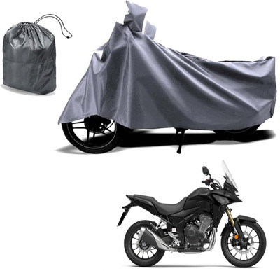 Autoinnovation Waterproof Two Wheeler Cover for Honda(CB 500, Grey)