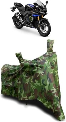 DeepShakshi AUTOMOTIVE Two Wheeler Cover for Yamaha(YZF R15 V3 Moto GP Edition, Green, Multicolor)