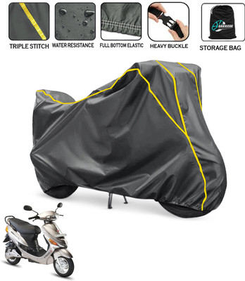 AUTOBIRSA Waterproof Two Wheeler Cover for Hero(Electric E-Sprint, Grey)