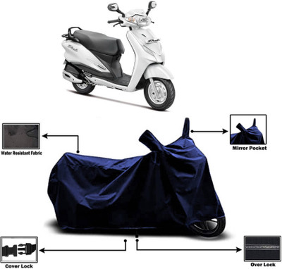 KEDIT Two Wheeler Cover for Hero(Duet VX 110CC, Blue)