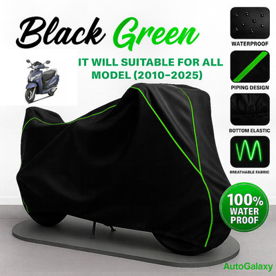 AutoGalaxy Waterproof Two Wheeler Cover for Honda(Activa 125, Black)