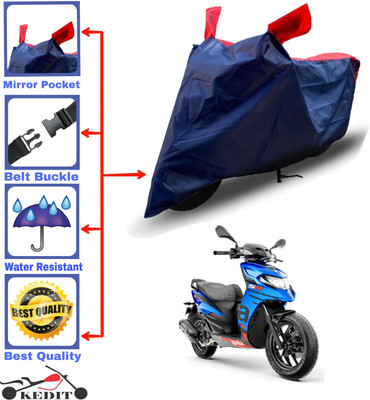 AASHTIK MART Two Wheeler Cover for Aprilia(SR 125, Red, Blue)