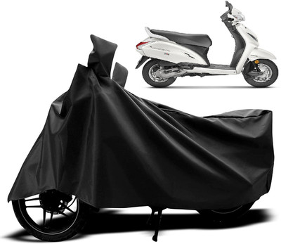 SK AUTO Waterproof Two Wheeler Cover for Honda(Activa, Black)