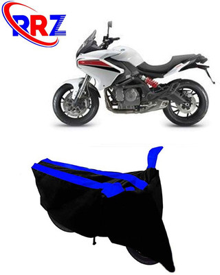 RRZ Waterproof Two Wheeler Cover for Benelli(TNT 600 GT, Black, Blue)