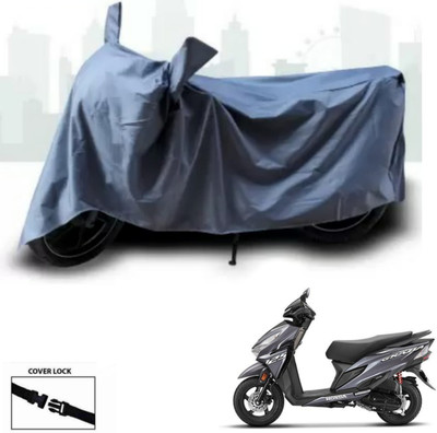 ma collections Waterproof Two Wheeler Cover for Honda(Grazia, Grey)