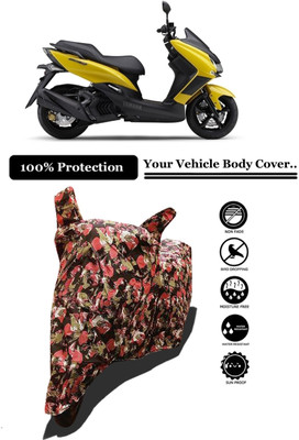 Amexride Two Wheeler Cover for Yamaha(Majesty S 155 maxi, Multicolor)