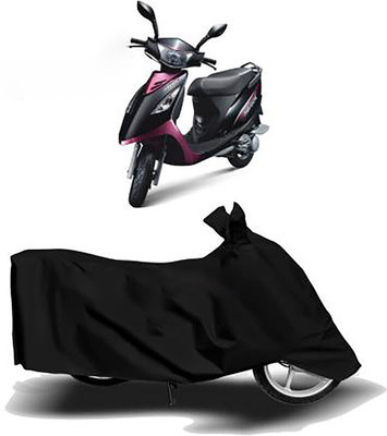 MMSSTAR Waterproof Two Wheeler Cover for TVS(Streek, Black)