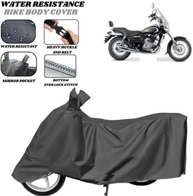 SRP PRODUCT Waterproof Two Wheeler Cover for Bajaj(Avenger 220 street, Grey)