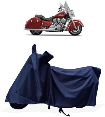 Tricway Two Wheeler Cover for Indian(Springfield, Blue)