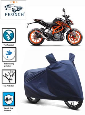 FRONCH Waterproof Two Wheeler Cover for KTM(250 Duke, Blue)