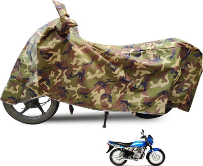 Euro Care Waterproof Two Wheeler Cover for Bajaj(Wind 125, Black)