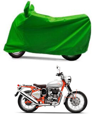Furious3D Two Wheeler Cover for Royal Enfield(Bullet Trials 350, Green)