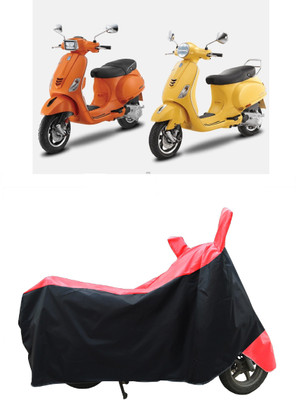 Coxtor Two Wheeler Cover for Vespa(Piaggio Vespa, Red)