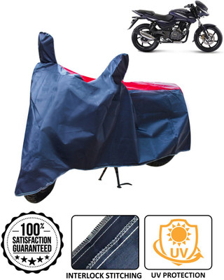AutoRetail Waterproof Two Wheeler Cover for Bajaj(Pulsar 180 DTS-i, Blue, Red)
