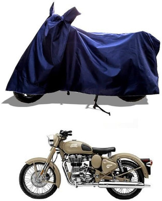 DeepShakshi AUTOMOTIVE Two Wheeler Cover for Royal Enfield(Classic Desert Storm, Blue)