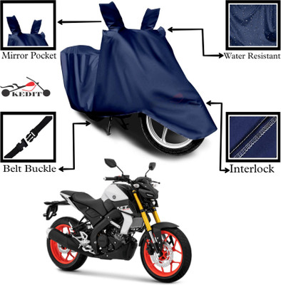 KEDIT Two Wheeler Cover for Yamaha(MT 15, Blue)