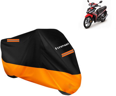 Horseyaart Waterproof Two Wheeler Cover for Honda(Blade 125, Orange)