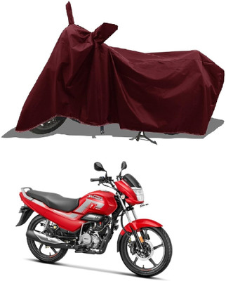 DeepShakshi AUTOMOTIVE Waterproof Two Wheeler Cover for Hero(Moto Corp Duet, Maroon)
