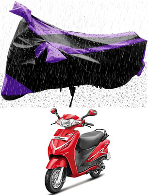 MWBB Waterproof Two Wheeler Cover for Hero(Duet VX 110CC, Black)
