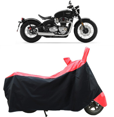 Coxtor Two Wheeler Cover for Triumph(Bonneville Bobber, Red)