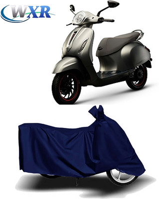 WXR Waterproof Two Wheeler Cover for Bajaj(Chetak, Blue)