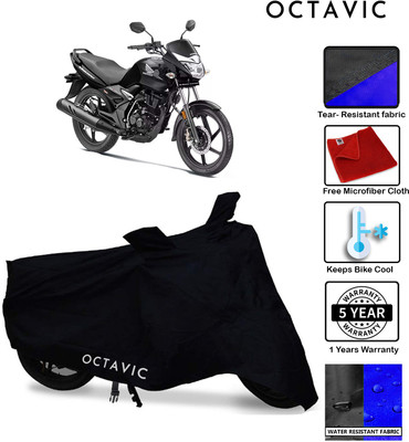 AUTOCAD Waterproof Two Wheeler Cover for Honda(CB Unicorn, Black)
