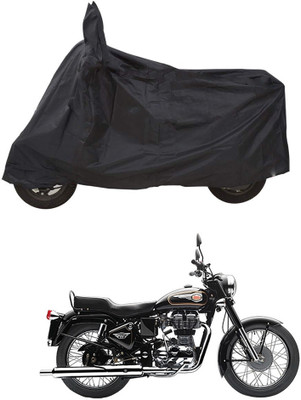 CODOKI Waterproof Two Wheeler Cover for Royal Enfield(Bullet 350, Black)
