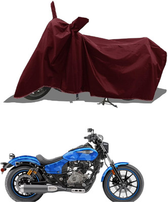 DeepShakshi AUTOMOTIVE Two Wheeler Cover for Bajaj(Avenger 400, Maroon)