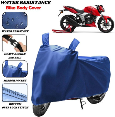 SRP PRODUCT Waterproof Two Wheeler Cover for TVS(Apache RTR 160 4V, Blue)