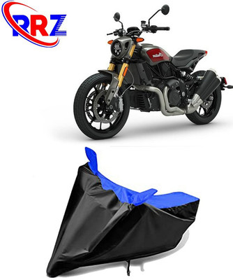 RRZ Waterproof Two Wheeler Cover for Indian(FTR 1200, Black, Blue)