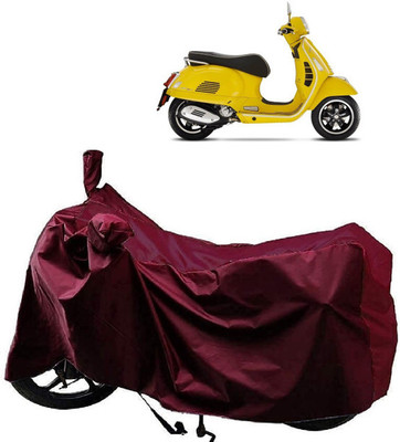 Matt Moon Two Wheeler Cover for Vespa(Forza 300, Maroon)