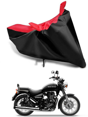 KEDIT Two Wheeler Cover for Royal Enfield(Thunderbird 350, Red, Black)
