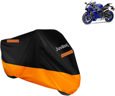 Juvdoxj Waterproof Two Wheeler Cover for Yamaha(YZF-R1, Orange)