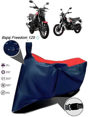 smwzxyu Waterproof Two Wheeler Cover for Bajaj(Red, Blue)