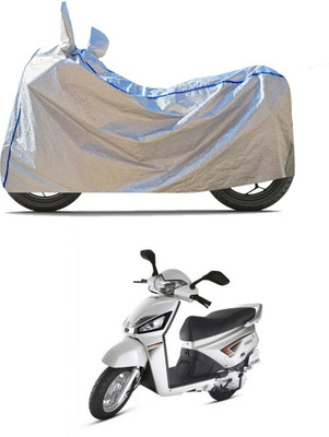 CODOKI Waterproof Two Wheeler Cover for Mahindra(Gusto, Silver)