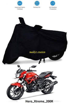 AutoRash Waterproof Two Wheeler Cover for Hero(Xtreme 200R, Black)