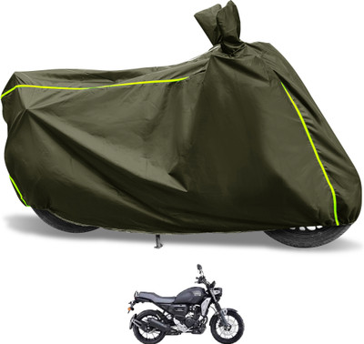 Euro Care Waterproof Two Wheeler Cover for Yamaha(FZ-X, Green)