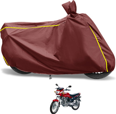 Euro Care Waterproof Two Wheeler Cover for Hero(Ambition, Maroon)