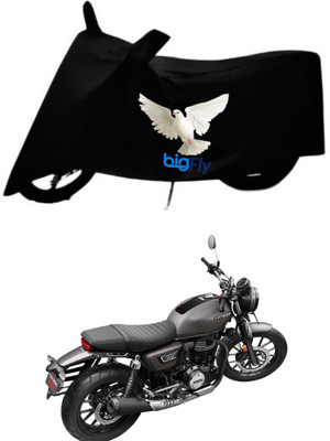 BigFly Waterproof Two Wheeler Cover for Honda(CB350RS, Black)