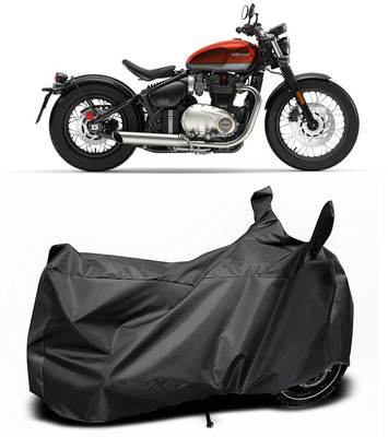 MADAFIYA Two Wheeler Cover for Triumph(Bonneville Bobber, Black)
