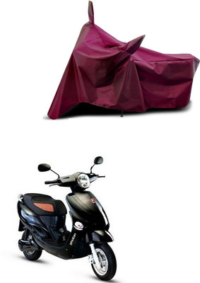 Aoriyon Waterproof Two Wheeler Cover for Hero(Electric Photon, Maroon)
