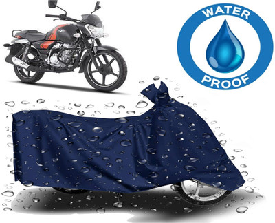 ROYAL AUTO MART Waterproof Two Wheeler Cover for Bajaj(V12, Blue)
