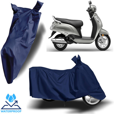 Autoinnovation Waterproof Two Wheeler Cover for Suzuki(Access 125, Blue)