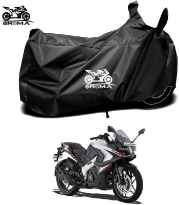 AutoRash Waterproof Two Wheeler Cover for Bajaj(Pulsar 220, Black)