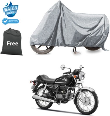 CODOKI Waterproof Two Wheeler Cover for Hero(Splendor Pro Classic, Silver)