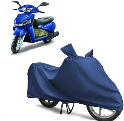 EGAL Waterproof Two Wheeler Cover for Mahindra(Gusto Electric, Blue)