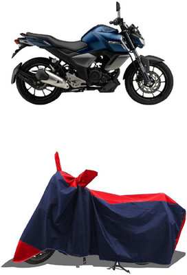 SUGASHRI Waterproof Two Wheeler Cover for Yamaha(FZ-S Fi Version 3.0, Red, Blue)