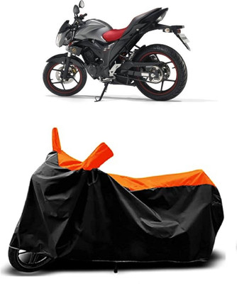 VESMEI Two Wheeler Cover for Suzuki(Gixxer Special Edition BS6, Orange)