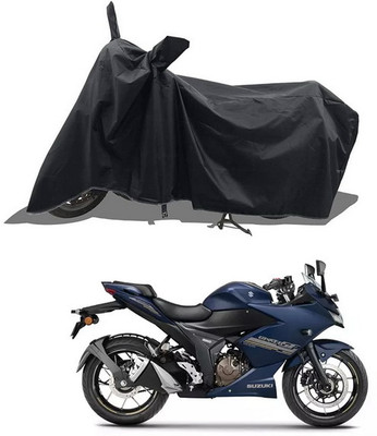 PAGORA Waterproof Two Wheeler Cover for Suzuki(Gixxer SF, Black)